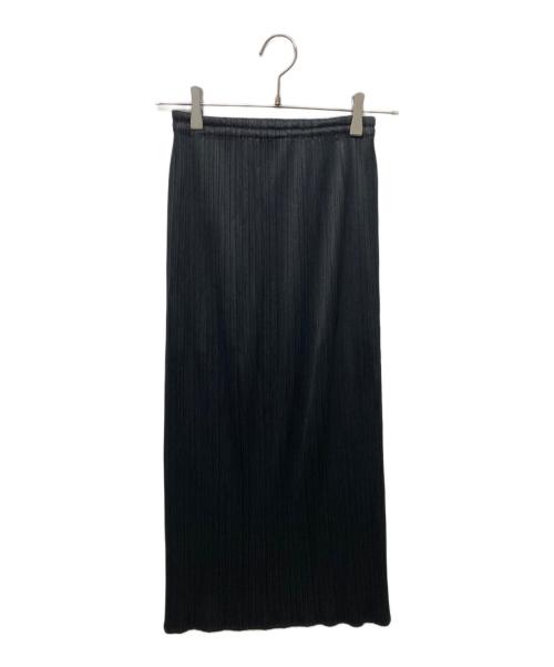 PLEATS PLEASE（プリーツプリーズ）PLEATS PLEASE (プリーツプリーズ) プリーツロングスカート ブラック サイズ:1の古着・服飾アイテム