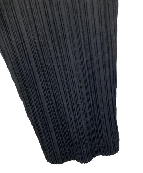 PLEATS PLEASE（プリーツプリーズ）PLEATS PLEASE (プリーツプリーズ) テーパードプリーツパンツ ブラック サイズ:3の古着・服飾アイテム