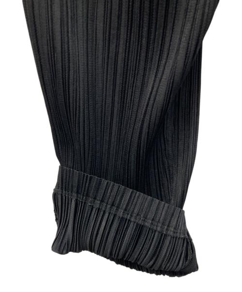PLEATS PLEASE（プリーツプリーズ）PLEATS PLEASE (プリーツプリーズ) テーパードプリーツパンツ ブラック サイズ:3の古着・服飾アイテム