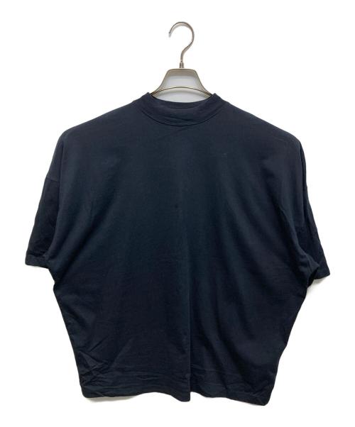 JIL SANDER（ジルサンダー）JIL SANDER (ジルサンダー) モックネックオーバーサイズTシャツ ブラック サイズ:Sの古着・服飾アイテム