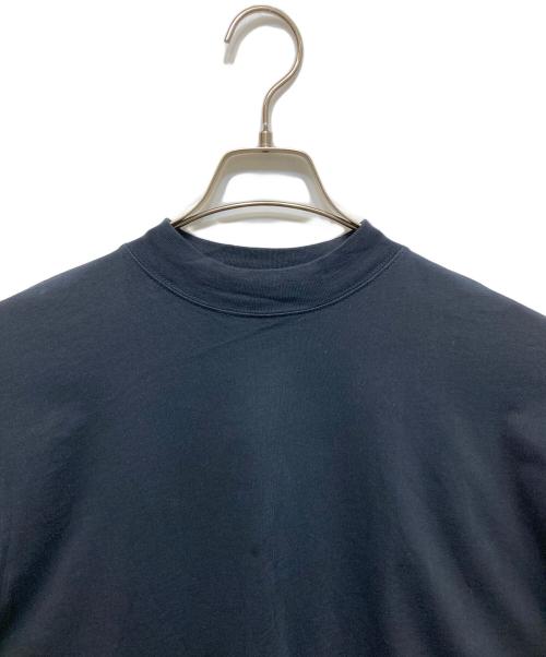 JIL SANDER（ジルサンダー）JIL SANDER (ジルサンダー) モックネックオーバーサイズTシャツ ブラック サイズ:Sの古着・服飾アイテム