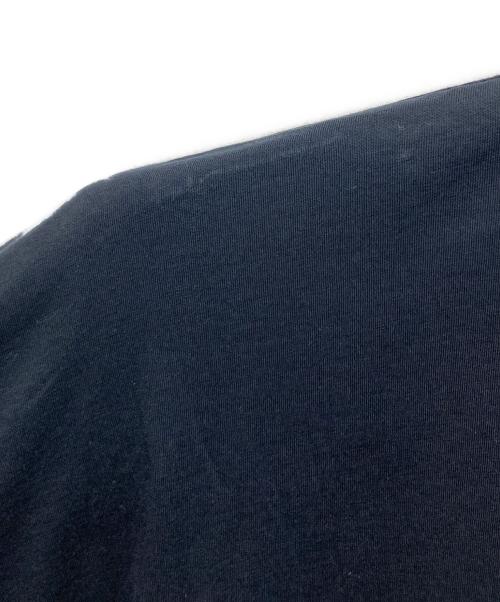 JIL SANDER（ジルサンダー）JIL SANDER (ジルサンダー) モックネックオーバーサイズTシャツ ブラック サイズ:Sの古着・服飾アイテム