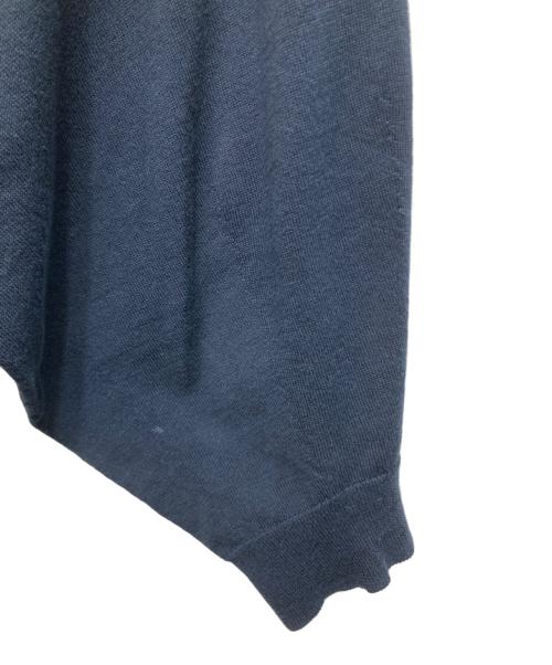 DRAWER（ドゥロワー）Drawer (ドゥロワー) ハーフスリーブニット ネイビー サイズ:2の古着・服飾アイテム