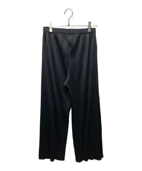 PLEATS PLEASE（プリーツプリーズ）PLEATS PLEASE (プリーツプリーズ) プリーツワイドパンツ ブラック サイズ:4の古着・服飾アイテム