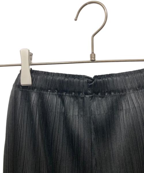 PLEATS PLEASE（プリーツプリーズ）PLEATS PLEASE (プリーツプリーズ) プリーツワイドパンツ ブラック サイズ:4の古着・服飾アイテム