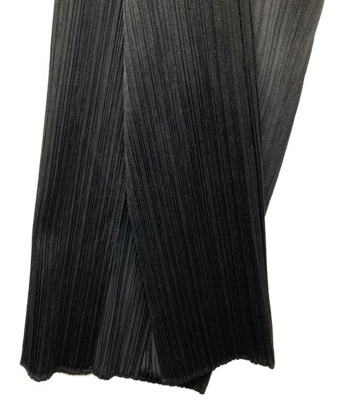 PLEATS PLEASE（プリーツプリーズ）PLEATS PLEASE (プリーツプリーズ) プリーツワイドパンツ ブラック サイズ:4の古着・服飾アイテム