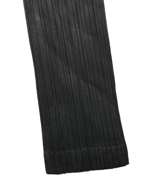 PLEATS PLEASE（プリーツプリーズ）PLEATS PLEASE (プリーツプリーズ) ハイネックプリーツロングワンピース ブラック サイズ:4の古着・服飾アイテム