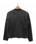 HOMME PLISSE ISSEY MIYAKE (オム プリッセ イッセイ ミヤケ) SOLID PLEATS プリーツノーカラージャケット ブラック サイズ:1：35000円