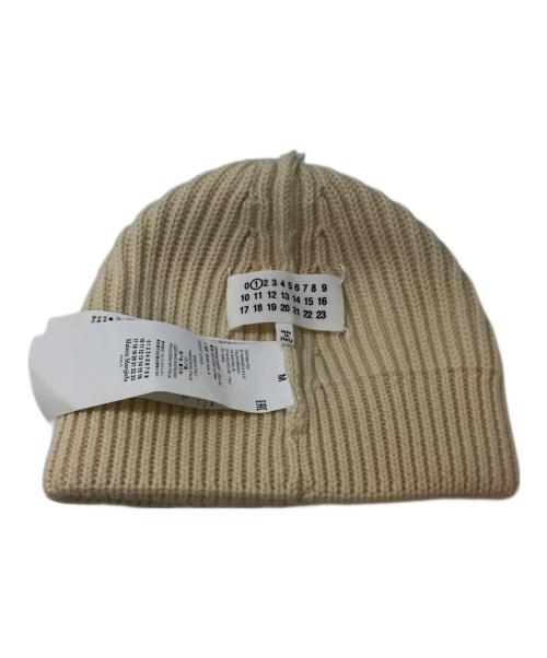 Maison Margiela（メゾンマルジェラ）Maison Margiela (メゾンマルジェラ) 4ステッチビーニー ベージュの古着・服飾アイテム