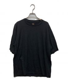 BATONER（バトナ―）の古着「ウールクルーネックTシャツ」｜ブラック