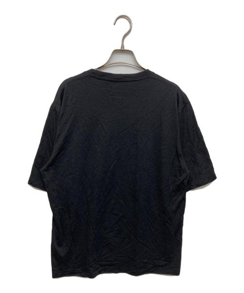 BATONER（バトナ―）BATONER (バトナ―) ウールクルーネックTシャツ ブラック サイズ:Lの古着・服飾アイテム