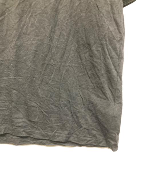 BATONER（バトナ―）BATONER (バトナ―) ウールクルーネックTシャツ ブラック サイズ:Lの古着・服飾アイテム