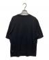 BATONER (バトナ―) ウールクルーネックTシャツ ブラック サイズ:L：5000円