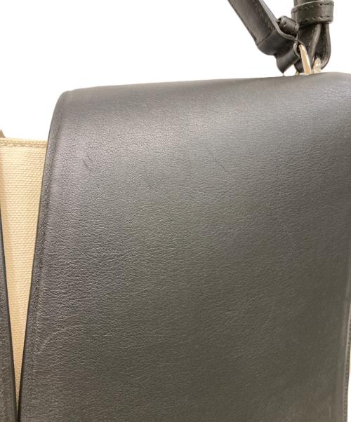 JIL SANDER（ジルサンダー）JIL SANDER (ジルサンダー) VIEW BAG アイボリー×ブラックの古着・服飾アイテム