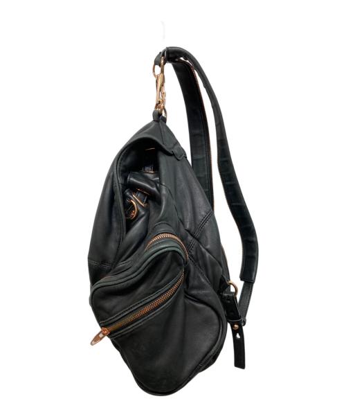 ALEXANDER WANG（アレキサンダー・ワン）ALEXANDER WANG (アレキサンダーワン) レザーバックパック ブラックの古着・服飾アイテム