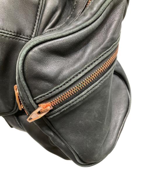 ALEXANDER WANG（アレキサンダー・ワン）ALEXANDER WANG (アレキサンダーワン) レザーバックパック ブラックの古着・服飾アイテム