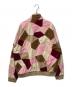 Supreme (シュプリーム) Patchwork Velour Track Jacket ベージュ×ピンク サイズ:L：19000円