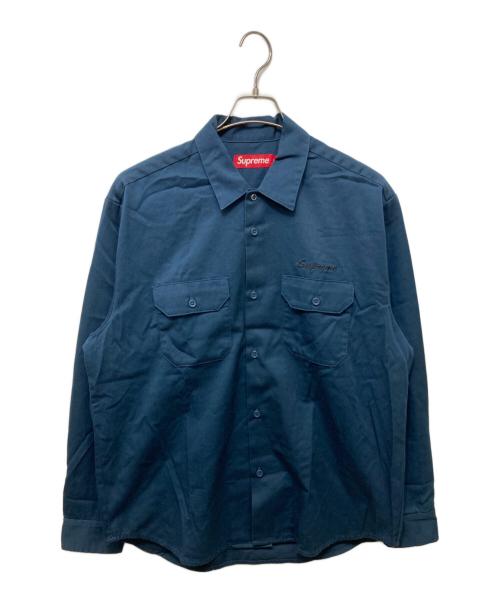 SUPREME（シュプリーム）SUPREME (シュプリーム) Snow White Work Shirt ネイビー サイズ:Mの古着・服飾アイテム