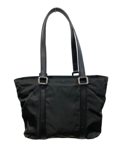 PRADA（プラダ）PRADA (プラダ) ナイロントートバッグ ブラックの古着・服飾アイテム