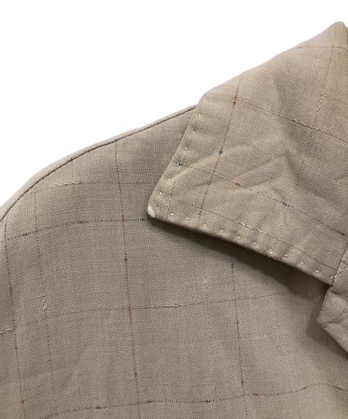USED（ユーズド）USED (ユーズド) レーヨンオープンカラーシャツ ベージュ サイズ:不明の古着・服飾アイテム