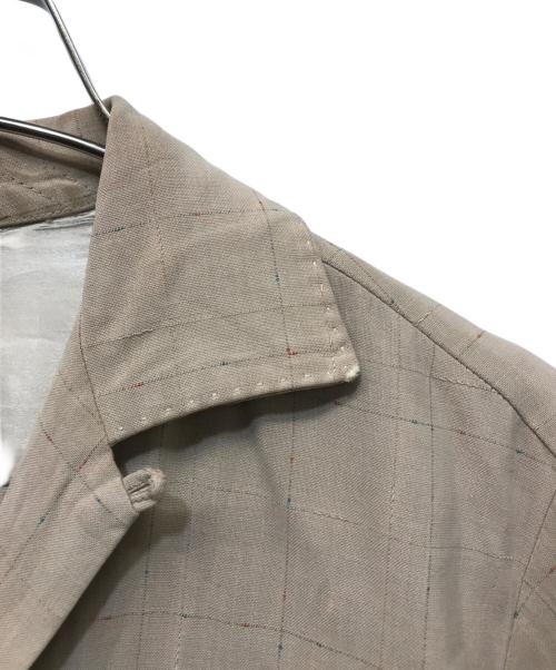 USED（ユーズド）USED (ユーズド) レーヨンオープンカラーシャツ ベージュ サイズ:不明の古着・服飾アイテム