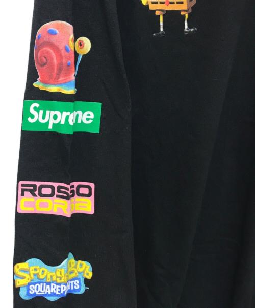 SUPREME（シュプリーム）Supreme (シュプリーム) Sponge Bob Castelli L/S ブラック サイズ:Mの古着・服飾アイテム