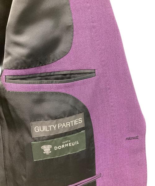 WACKO MARIA（ワコマリア）WACKO MARIA (ワコマリア) DORMEUIL (ドーメル) SINGLE BREASTED JACKET パープル サイズ:XLの古着・服飾アイテム