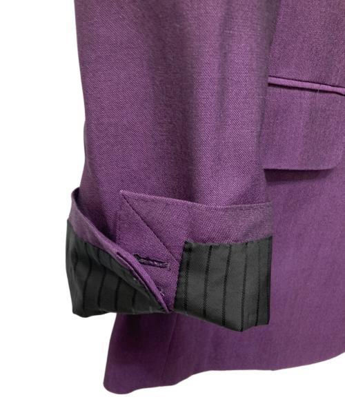 WACKO MARIA（ワコマリア）WACKO MARIA (ワコマリア) DORMEUIL (ドーメル) SINGLE BREASTED JACKET パープル サイズ:XLの古着・服飾アイテム