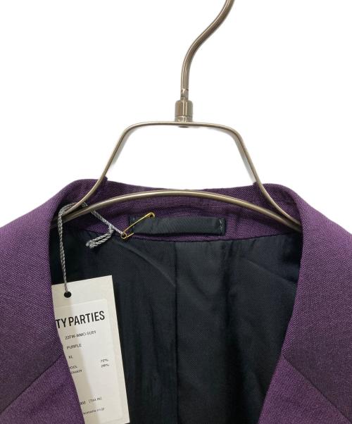 WACKO MARIA（ワコマリア）WACKO MARIA (ワコマリア) DORMEUIL (ドーメル) SINGLE BREASTED JACKET パープル サイズ:XLの古着・服飾アイテム