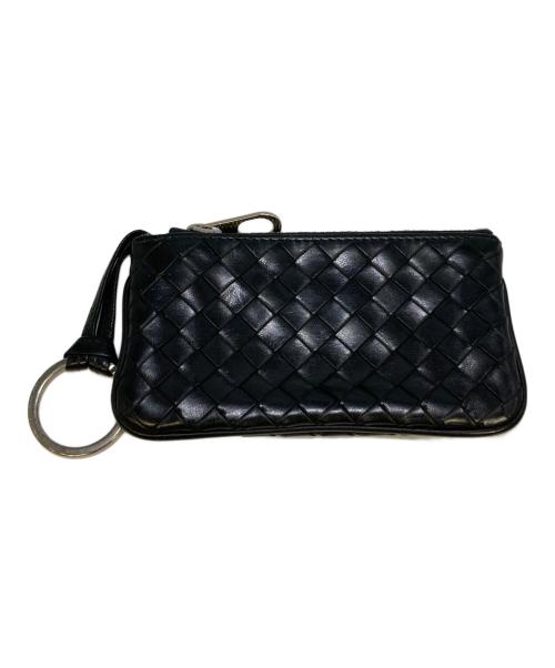 BOTTEGA VENETA（ボッテガベネタ）BOTTEGA VENETA (ボッテガベネタ) イントレチャートコインケース ブラックの古着・服飾アイテム