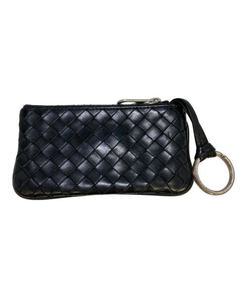 BOTTEGA VENETA（ボッテガベネタ）BOTTEGA VENETA (ボッテガベネタ) イントレチャートコインケース ブラックの古着・服飾アイテム