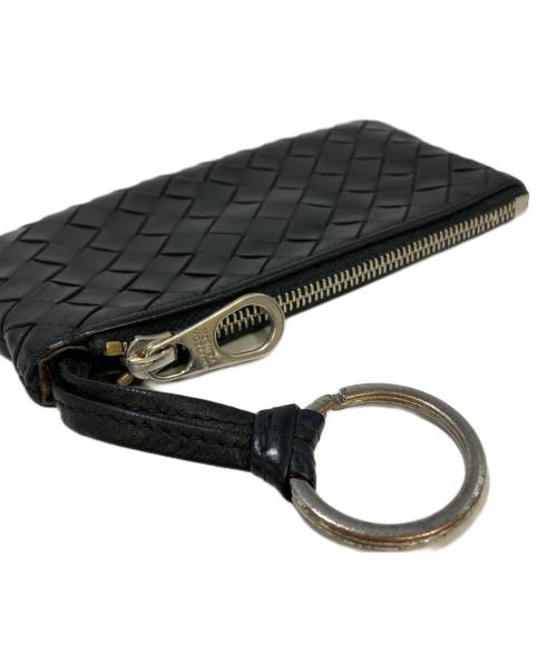 BOTTEGA VENETA（ボッテガベネタ）BOTTEGA VENETA (ボッテガベネタ) イントレチャートコインケース ブラックの古着・服飾アイテム
