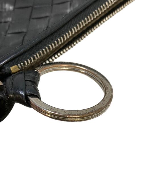 BOTTEGA VENETA（ボッテガベネタ）BOTTEGA VENETA (ボッテガベネタ) イントレチャートコインケース ブラックの古着・服飾アイテム