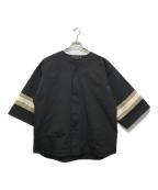 SASQUATCHfabrix.サスクワッチファブリックス）の古着「XXXL BASEBALL SHIRT」｜ブラック