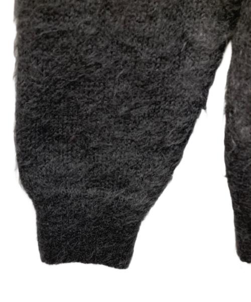 AURALEE（オーラリー）AURALEE (オーラリー) BRUSHED SUPER KID MOHAIR KNIT POLO ブラック サイズ:5の古着・服飾アイテム