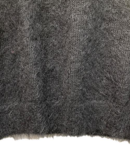 AURALEE（オーラリー）AURALEE (オーラリー) BRUSHED SUPER KID MOHAIR KNIT POLO ブラック サイズ:5の古着・服飾アイテム