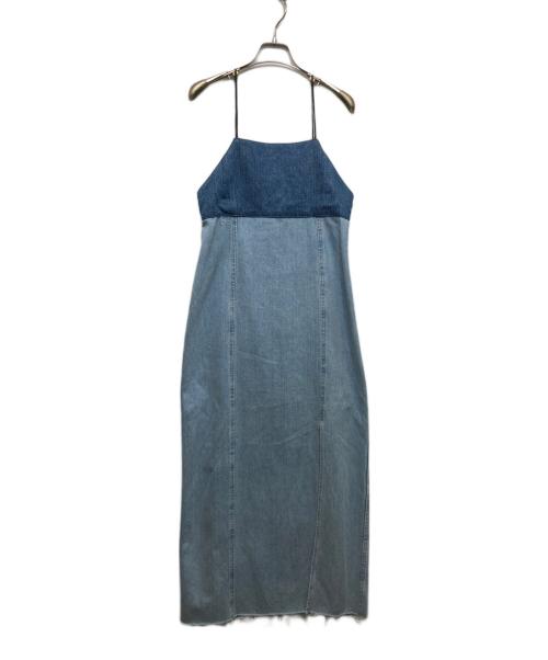 PEAS（ピース）PEAS (ピース) リメイクデニムドレス インディゴ サイズ:FREEの古着・服飾アイテム