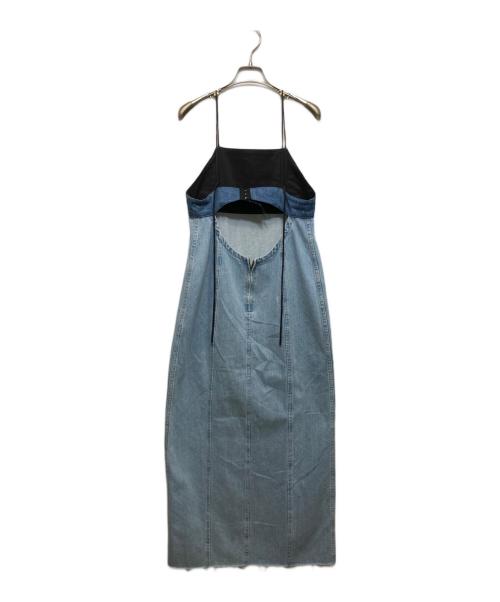 PEAS（ピース）PEAS (ピース) リメイクデニムドレス インディゴ サイズ:FREEの古着・服飾アイテム