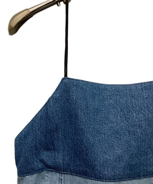 PEAS（ピース）PEAS (ピース) リメイクデニムドレス インディゴ サイズ:FREEの古着・服飾アイテム