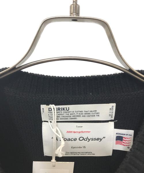 DAIRIKU（ダイリク）DAIRIKU (ダイリク) BIJOU CROSS TITE KNIT ブラック サイズ:Mの古着・服飾アイテム