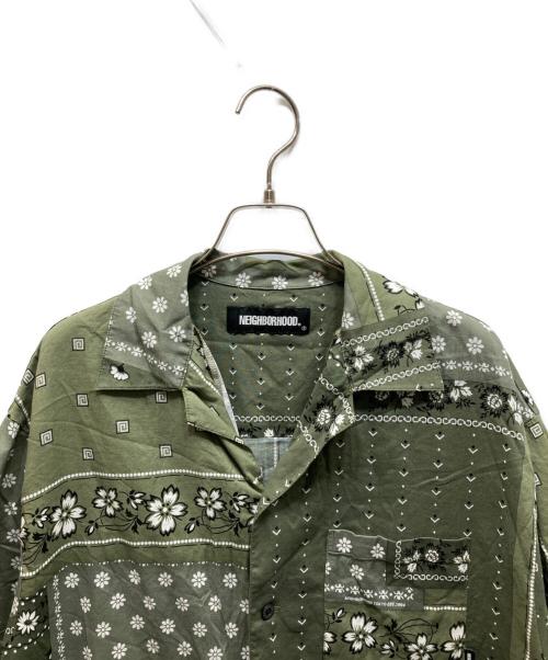 NEIGHBORHOOD（ネイバーフッド）NEIGHBORHOOD (ネイバーフッド) BANDANA CHOPPED C-SHIRT オリーブ サイズ:Mの古着・服飾アイテム