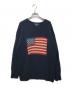 POLO RALPH LAUREN（ポロ・ラルフローレン）の古着「星条旗コットンニット」｜ネイビー