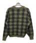 PURITAN (ピューリタン) モヘア混チェックニット オリーブ サイズ:44：10000円