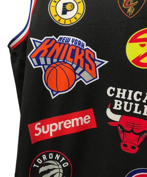 NIKE（ナイキ）NIKE (ナイキ) Supreme (シュプリーム) NBA Teams Authentic Jersey ブラック サイズ:Mの古着・服飾アイテム