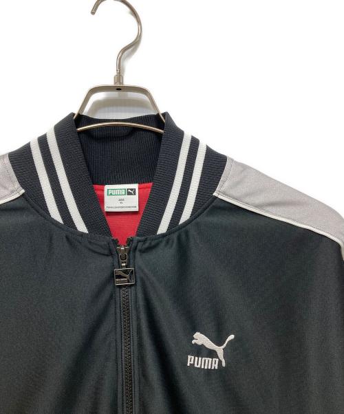 PUMA（プーマ）PUMA (プーマ) T7 TRACK JACKET SKA MIJ ブラック×シルバー サイズ:XLの古着・服飾アイテム