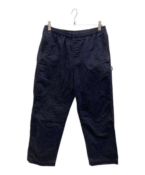 stussy（ステューシー）stussy (ステューシー) Brushed Beach Pant ネイビー サイズ:SIZE Sの古着・服飾アイテム