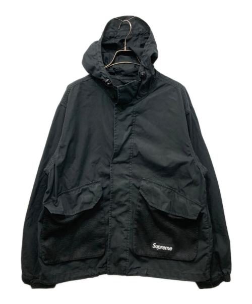 SUPREME（シュプリーム）Supreme (シュプリーム) Mesh Pocket Cargo Jacket ブラック サイズ:Mの古着・服飾アイテム