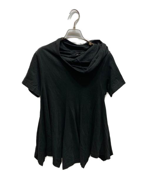 COMME des GARCONS（コムデギャルソン）COMME des GARCONS (コムデギャルソン) フード付フレアカットソー ブラック サイズ:Sの古着・服飾アイテム