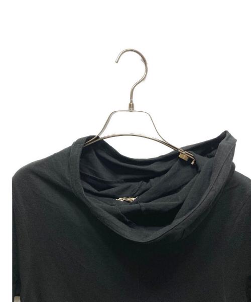 COMME des GARCONS（コムデギャルソン）COMME des GARCONS (コムデギャルソン) フード付フレアカットソー ブラック サイズ:Sの古着・服飾アイテム