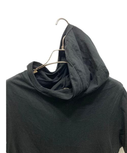COMME des GARCONS（コムデギャルソン）COMME des GARCONS (コムデギャルソン) フード付フレアカットソー ブラック サイズ:Sの古着・服飾アイテム